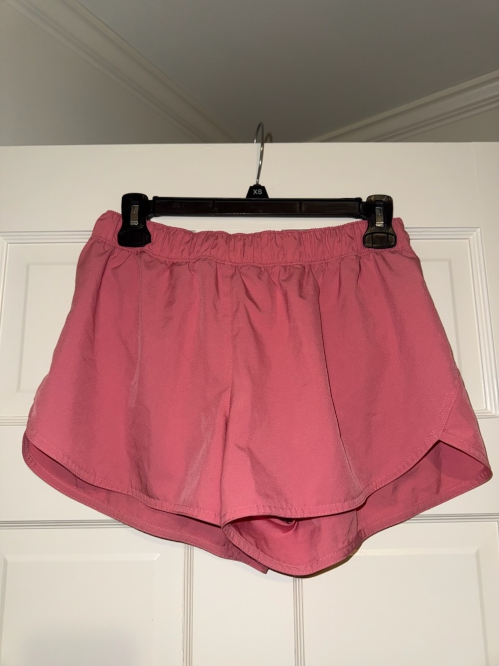 Old Navy Rose Pink Athletic Shorts with Elastic Waist